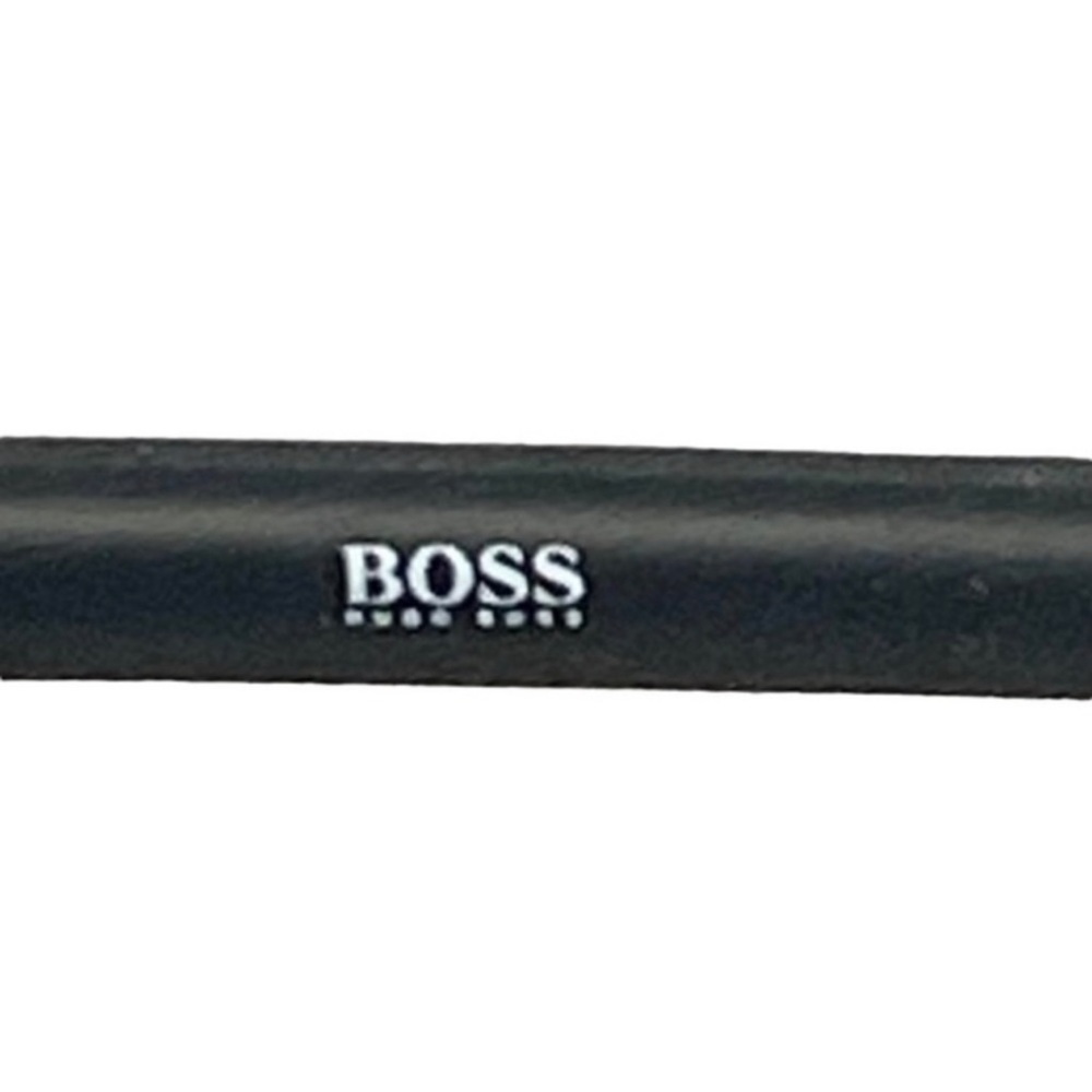 BOSS Hugo Boss Black/Gray Soft Square Polarized Unisex Sunglasses NWT - Picture 6 of 13